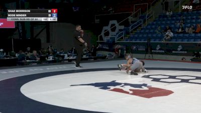 126 lbs Cons. Sub-rd Of 64 - Shae Morrison, OR vs Bode Minder, SD