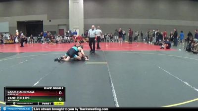 174 lbs Champ. Round 3 - Zane Phillips, McKendree vs Caius Harbridge, Guelph Wc