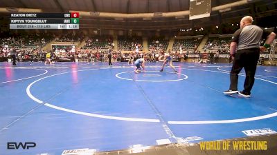 110 lbs Semifinal - Keaton Dietz, Cowboy Wrestling Club vs Kiptyn Youngblut, Immortal Athletics WC