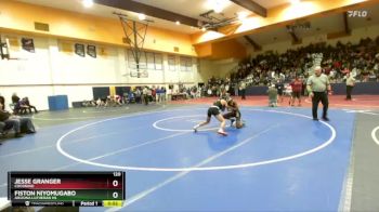 120 lbs 3rd Place Match - Jesse Granger, Coconino vs Fiston Niyomugabo, Arizona Lutheran HS