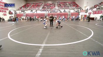 64 lbs Round Of 16 - Bowen Leavitt, Ponca City Wildcat Wrestling vs Callum Kappler, Choctaw Ironman Youth Wrestling