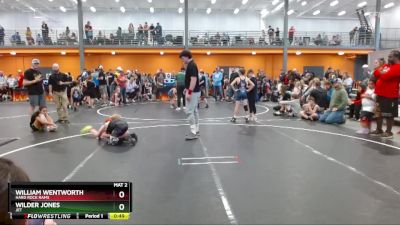 85 lbs Quarterfinal - Wilder Jones, JET vs William Wentworth, Hard Rock Rams