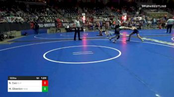 100 lbs Quarterfinal - Nolan Dao, Clipper WC vs Mason Obanion, Renegade Wrestling Academy
