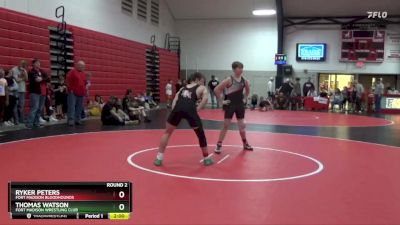 Round 2 - Ryker Peters, Fort Madison Bloodhounds vs Thomas Watson, Fort Madison Wrestling Club