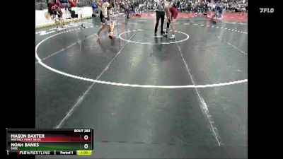 138 lbs Cons. Round 2 - Noah Banks, SVEC vs Mason Baxter, Whitney Point Sr HS