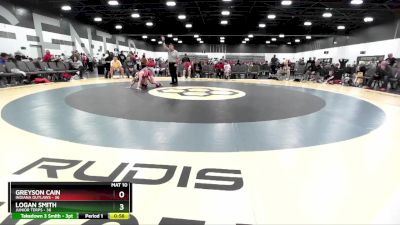 85 lbs Placement Matches (8 Team) - Greyson Cain, Indiana Outlaws vs Logan Smith, Junior Terps