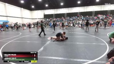 120 lbs Round 5 - Dillon Miles, Aynor vs Adrian Galo, Mighty Warriors Wrestling Acad