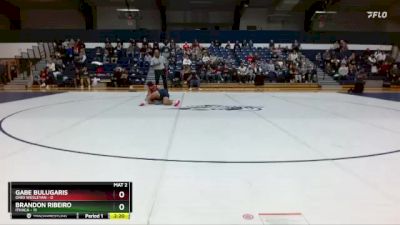 141 lbs Finals (2 Team) - Gabe Bulugaris, Ohio Wesleyan vs Brandon Ribeiro, Ithaca