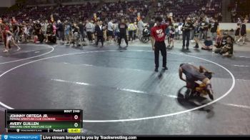 92 lbs Cons. Round 1 - Johnny Ortega Jr., Pomona Wrestling Club Colorado vs Avery Guillen, Wrecking Crew Wrestling Club