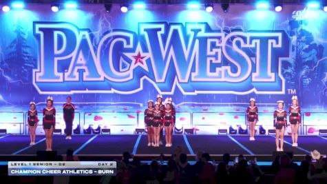 Champion Cheer Athletics - BURN [2026 L1 Senior - D2 Day 2] 2026 PacWest Grand Nationals
