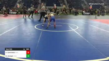 61 lbs Semifinal - Andrew Sandness, Ravage vs Brock Zesiger, Sanderson Wr Ac