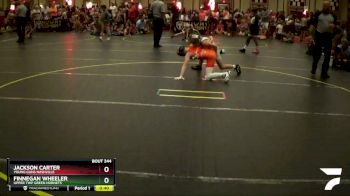 75 lbs Cons. Round 3 - Finnegan Wheeler, Upper Twp Green Hornets vs Jackson Carter, Young Guns Nashville