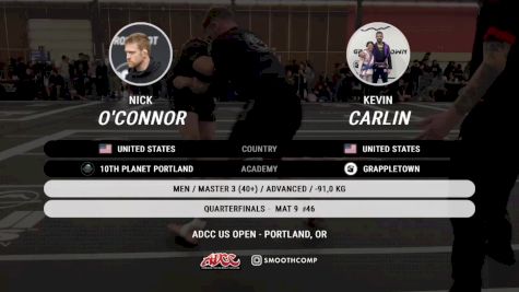 Nick O'Connor vs Kevin Carlin 2026 ADCC Portland Open