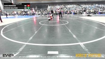 70 lbs Round Of 32 - Sage Bernstein, Durham Wrestling Club vs Dawson Willford, Grindhouse