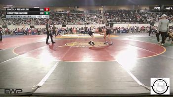 130 lbs Round Of 16 - Lincoln Mcmillen, Tonkawa vs Houston Horste, Lone Grove