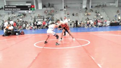 120 lbs Rr Rnd 2 - Ian Rotramel, Patton Trained Red - HSB vs Greyson Masters, MF Army Black - HSB
