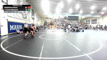 138 lbs Cons. Round 4 - Kenerson Garcia, Corona vs Dylan Simangan, Costa Mesa