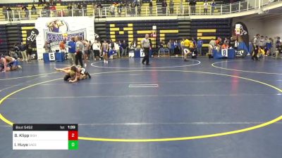 107 lbs Semifinal - Blake Klipp, Bishop McDevitt vs Isaac Huya, Saegertown