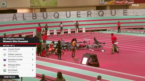 Women's 60m, Prelims 1