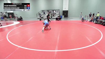 132 lbs Tyler Woodring, South Dakota Blue vs Brecken Strickland, Pennsylvania Blue