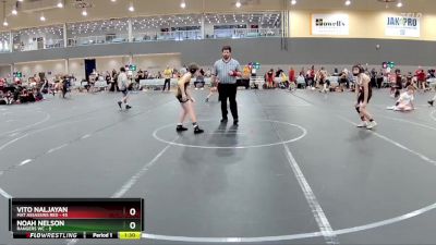 88 lbs Round 3 - Vito Naljayan, Mat Assassins Red vs Noah Nelson, Rangers WC