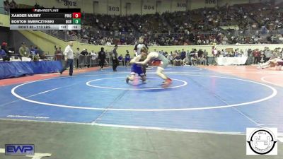 113 lbs Consi Of 64 #1 - Xander Murry, Ponca City vs Boston Smerczynski, Bixby