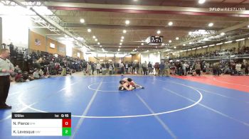 126 lbs Consi Of 4 - Nick Pierce, Spaulding-VT vs Kyle Levesque, Xavier