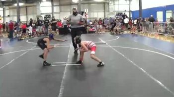 58 lbs Consi Of 8 #2 - Benjamin Fobert, Young Guns vs Kobe Krause, Arena Academy