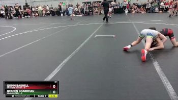 88 lbs Round 2 (4 Team) - Quinn Bagnell, Dragons United vs Braden Boardman, Headhunters