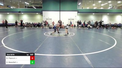 157 lbs Consi Of 16 #1 - Brian Papcun, GA vs Don Beaufait, MI