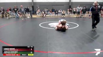 152 lbs Cons. Semi - Jance Novak, Cashmere Wrestling Club vs Adrian Sanchez, Forks Wrestling Club