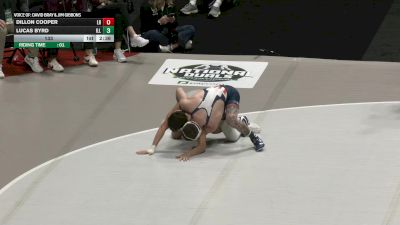 133 lbs Round 1 (16 Team) - Lucas Byrd, Illinois vs Dillon Cooper, Little Rock