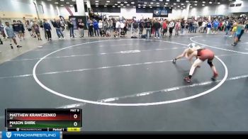 106 lbs Champ. Round 1 - Mason Shirk, IA vs Matthew Krawczenko, AZ