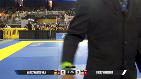 Breslyn Elise Belt vs Madelyn Alexis Mila 2025 Pan Kids Jiu-Jitsu IBJJF Championship