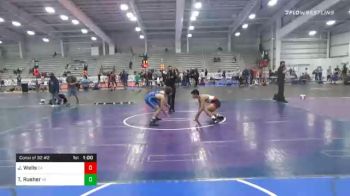 126 lbs Consolation - Justin Wells, CA vs Tate Rusher, KS