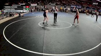 D 2 106 lbs Champ. Round 1 - Nathan Oriol, Archbishop Hannan vs Russell Maturin, Teurlings Catholic