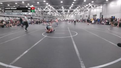 113 lbs Round 1 (4 Team) - Logan Sedani, Prime Wrestling White vs Anthony Tseperkas, Team Tugman WC