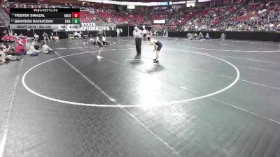 D2-126 lbs Champ. Round 1 - Tristen Smazal, Abbotsford/Colby vs Grayson Ratajczak, Freedom