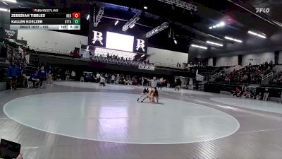 125 lbs Champ. Round 2 - Zebediah Tibbles, Northeastern Oklahoma vs Kallen Koelzer, Ottawa University