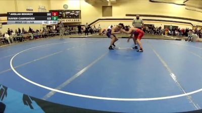 149 lbs Quarterfinal - Arslan Bekirov, Southwestern Michigan College vs Xavier Carpentier, Albion College