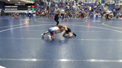 74 lbs Consy 4 - Corbin Massie, Competitive Edge vs Micah Duncan, Westshore W.C.