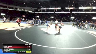 144 lbs Cons. Round 2 - Wyatt Green, Ellensburg vs Jose Ayala, Sunnyside