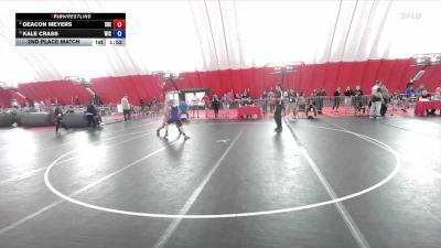 110 lbs 2nd Place Match - Deacon Meyers, SHED vs Kale Crass, Weigh In Club