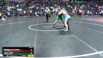 215 lbs Cons. Round 4 - Sean Cook, Notre Dame WC vs Khaden Hallowell, SJO Youth WC