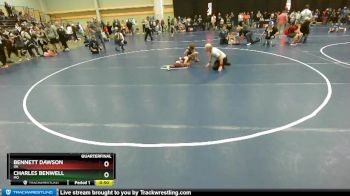 53 lbs Quarterfinal - Bennett Dawson, OK vs Charles Benwell, MO