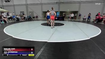 105 lbs Placement Matches (8 Team) - Baillee Cash, Missouri Red vs Eva Zimmerman, Utah