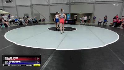 105 lbs Placement Matches (8 Team) - Baillee Cash, Missouri Red vs Eva Zimmerman, Utah