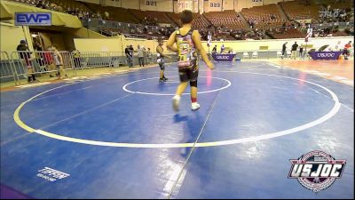 105 lbs 5th Place - Tucker Nuckolls, Morris Wrestling Association vs Santana Hernandez, Lone Grove Takedown Club