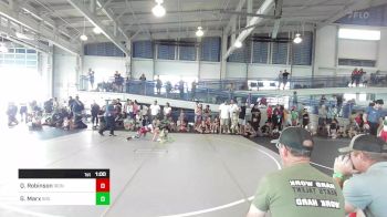 90 lbs Final - Quade Robinson, Iron County Wr Ac vs Gavin Marx, 605 Grapplers