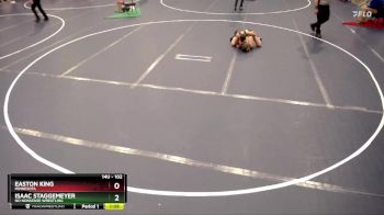 102 lbs Quarterfinal - Easton King, Minnesota vs Isaac Staggemeyer, No Nonsense Wrestling